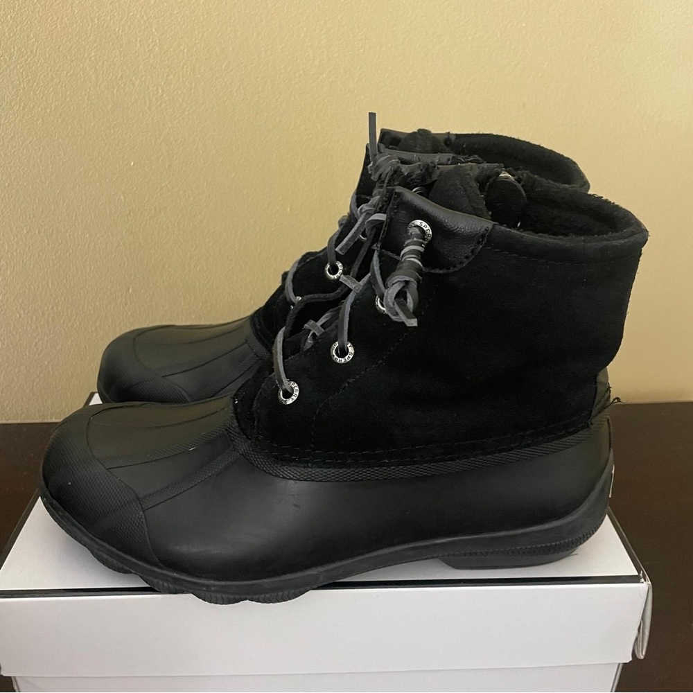 Sperry Syren Gulf Black Suede Duck
Boots Waterproof